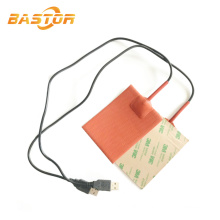 12 volt flexible electric usb silicone rubber heat element pad industrial